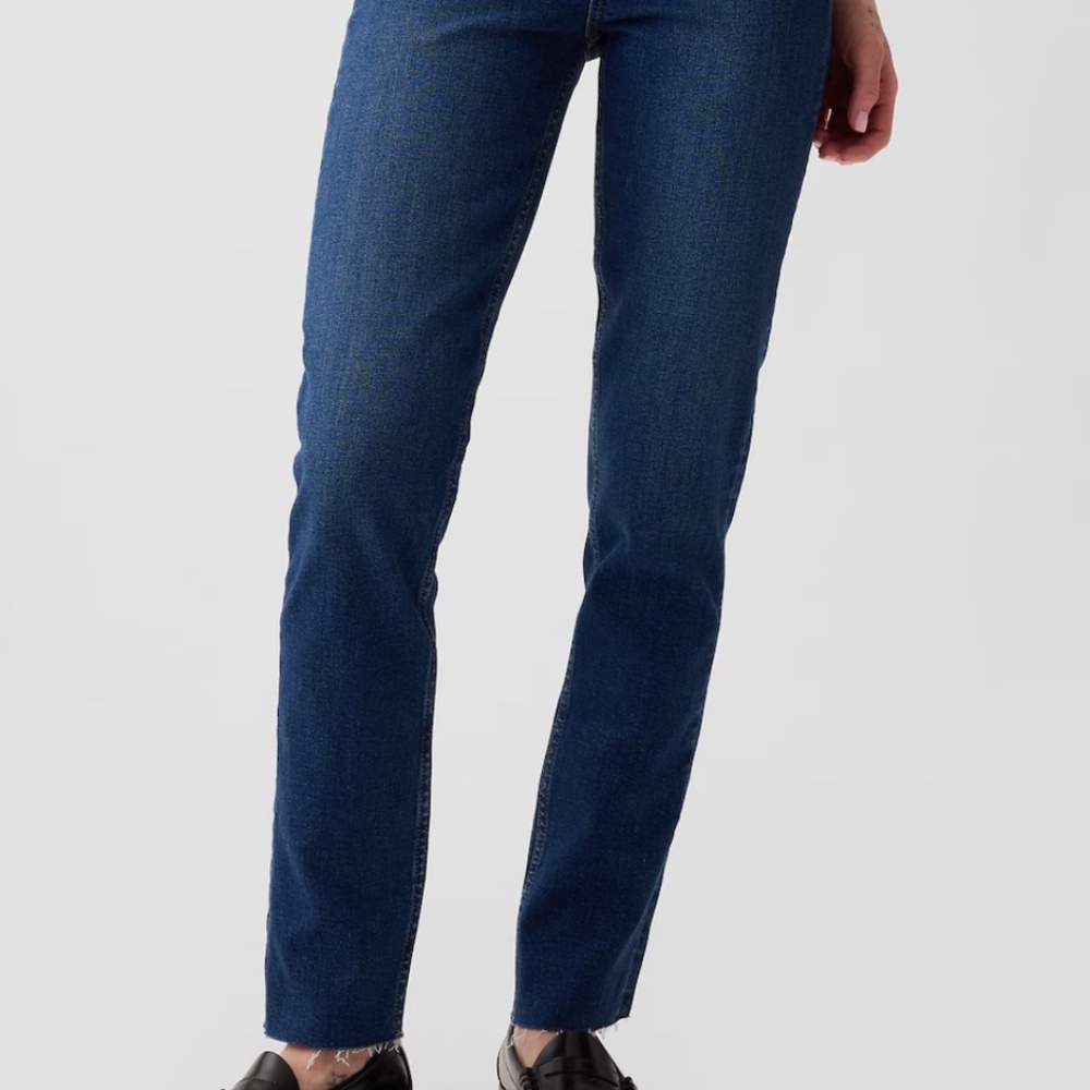 GAP Womens Blue High Rise Vintage Slim Medium Wash Jeans Size 4/27S